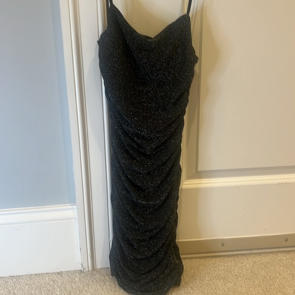 princess polly black sparky mini dress - Picture 2 of 2